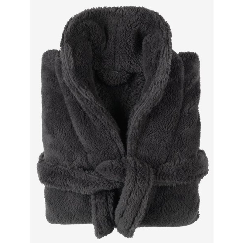 Bade mantil SIMRIS L/XL antracit – 100% poliester, 260 g/m² - dodatni pogled