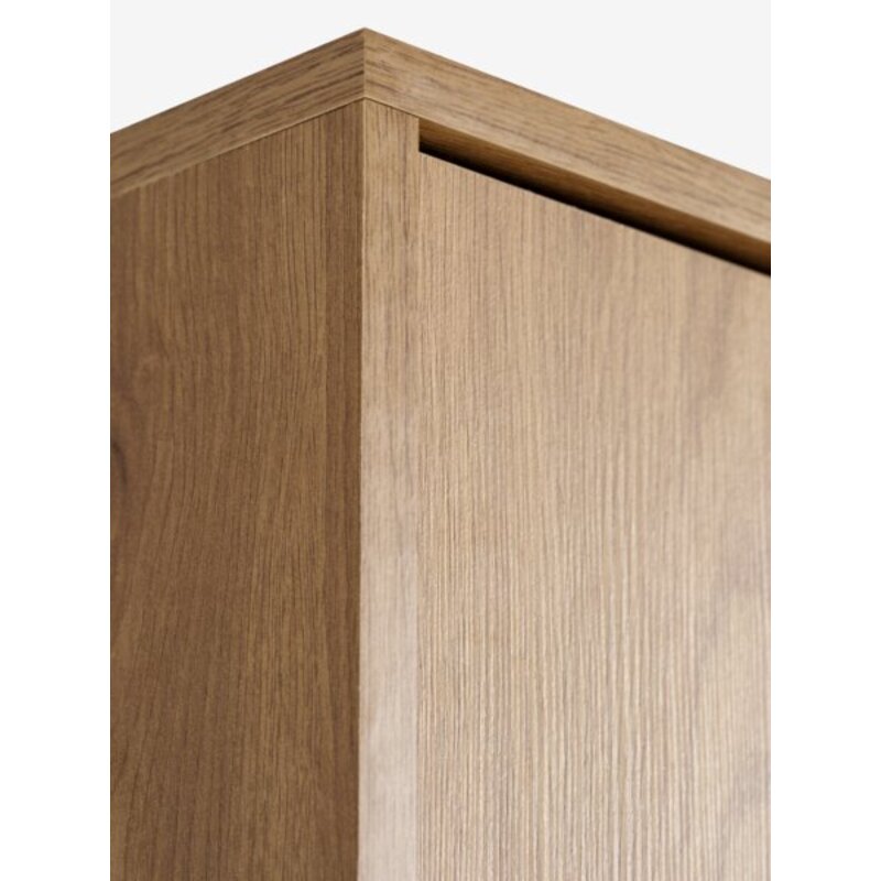 Ormar TRANUM 180x214 cm, 5 vrata i 3 fioke, topao hrast - dodatni pogled