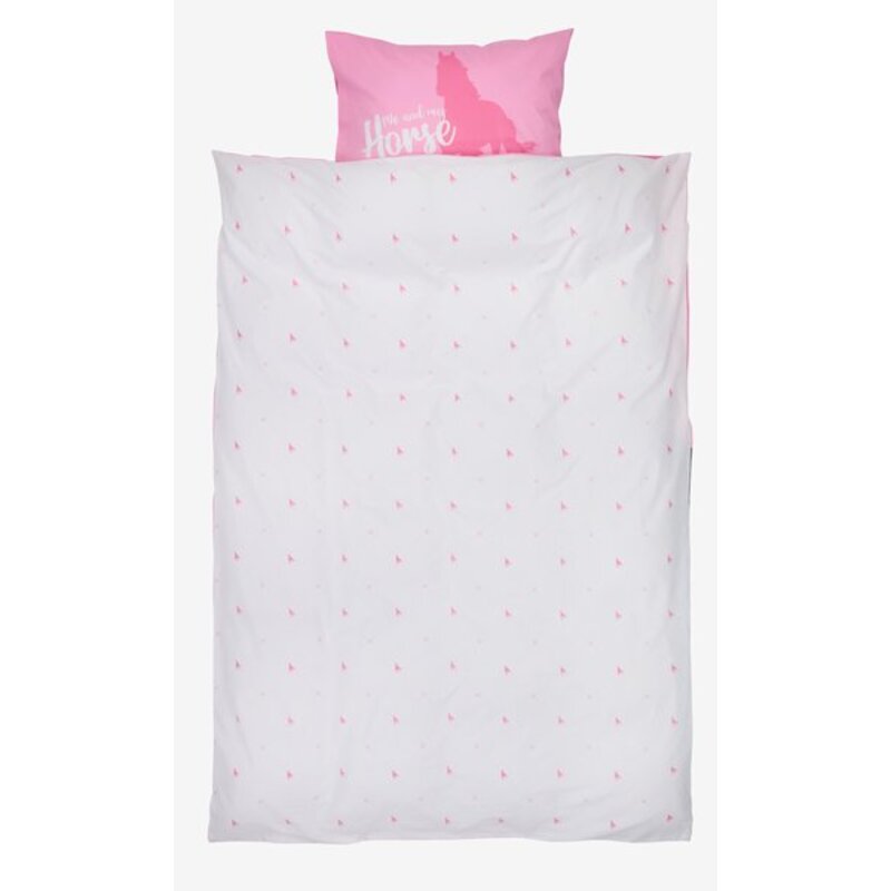 Dečija posteljina HILDUR 140x200 pink roze Jastučnica i jorganska navlaka - dodatni pogled