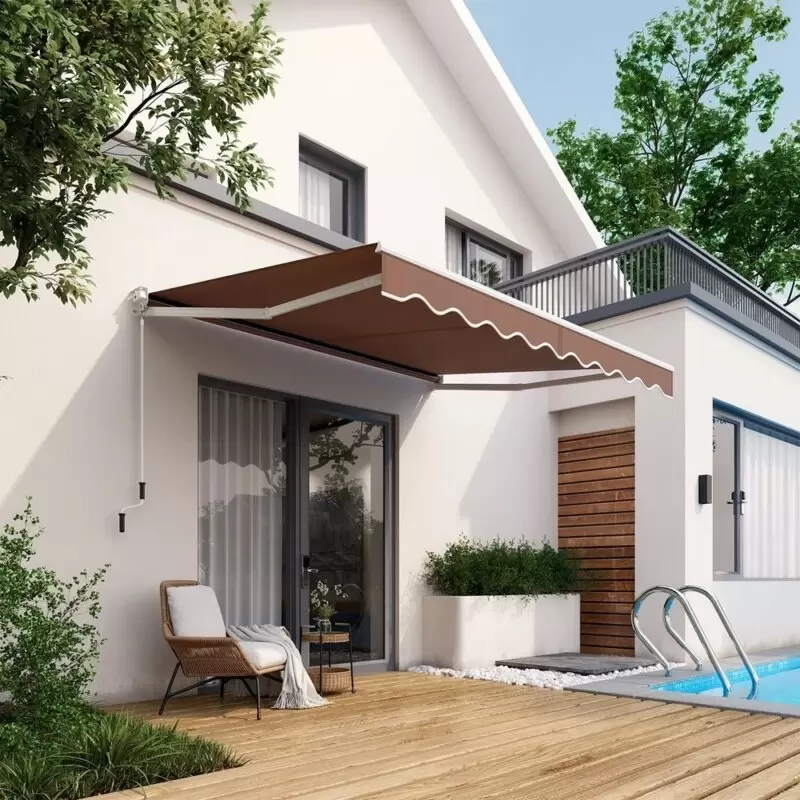 Montelux Solara Zglobna Tenda 250x200cm, Braon