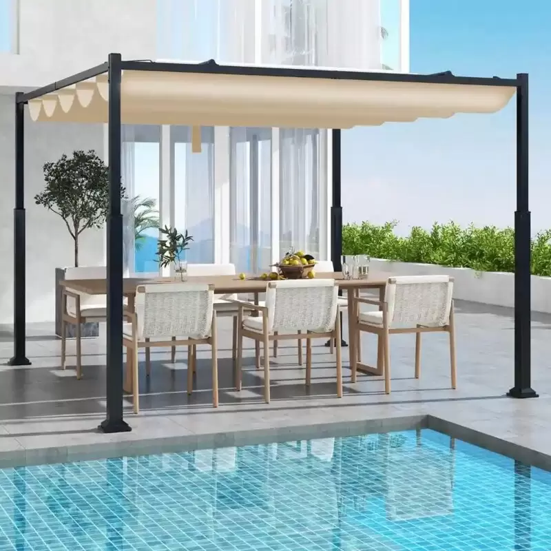 Venturo Prestige Pergola 3x3m Bež sa Čeličnom Konstrukcijom