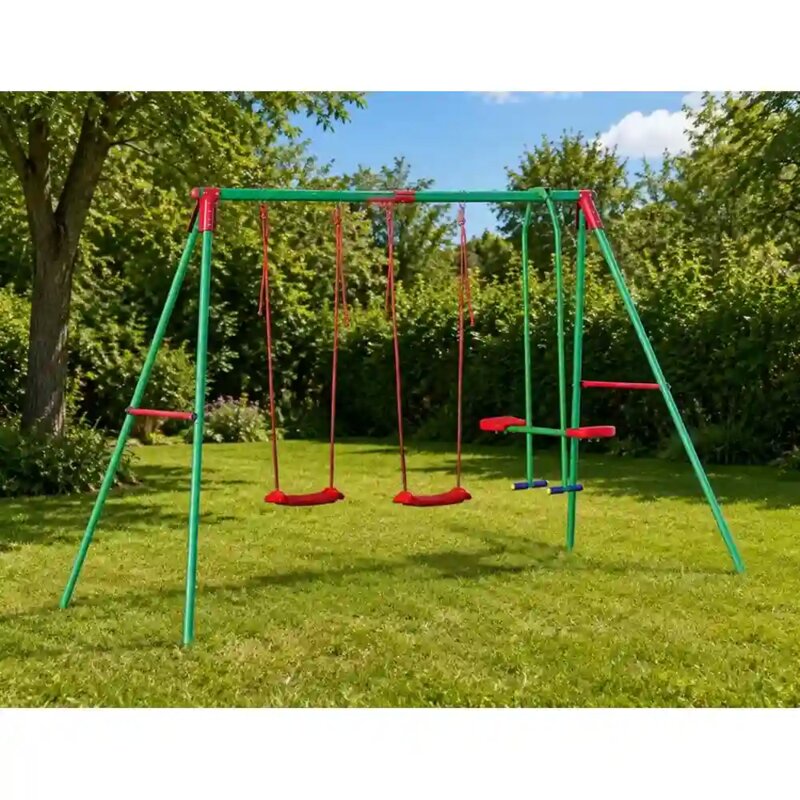 Metalna ljuljaška za decu 327x139x203 cm - dodatni pogled