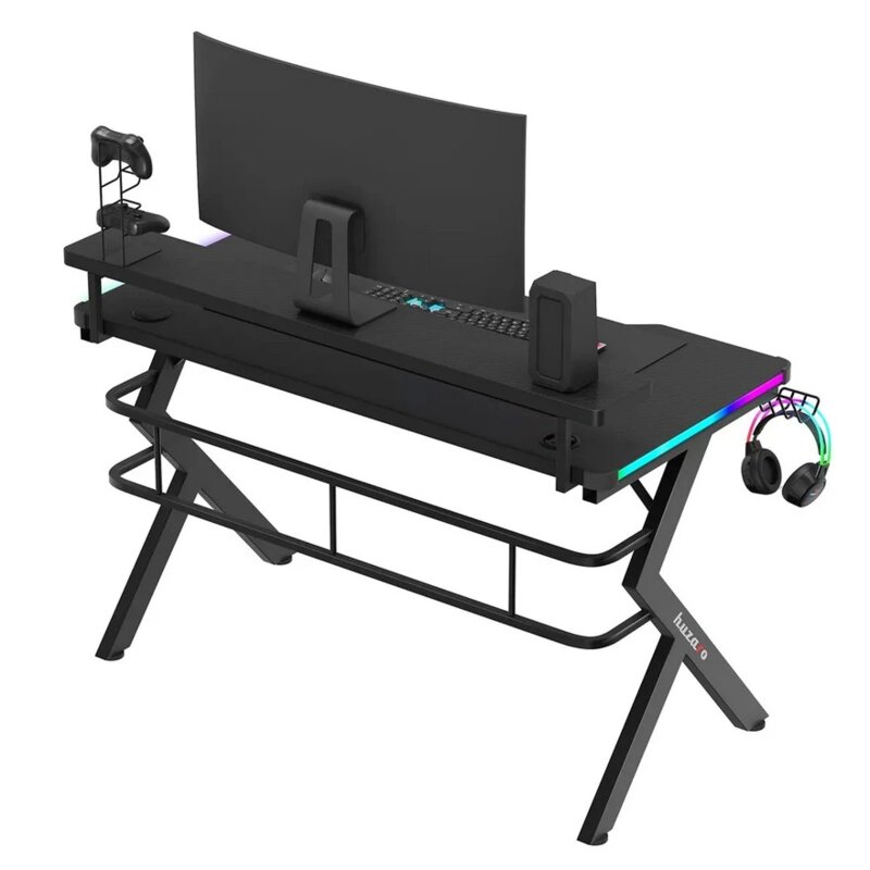 Huzaro Hero 5 RGB Crni Gaming Sto - dodatni pogled
