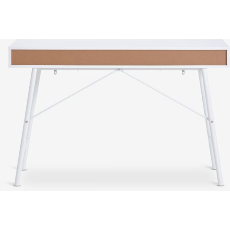 Radni sto LINDVED 48x120 cm sa 2 fioke, bela - dodatni pogled