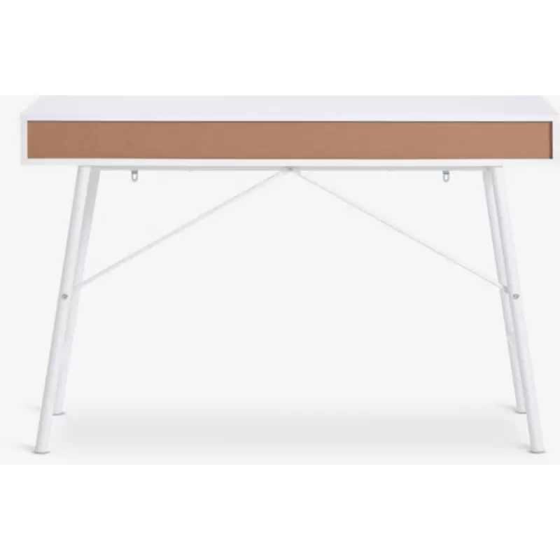 Radni sto LINDVED 48x120 cm sa 2 fioke, bela