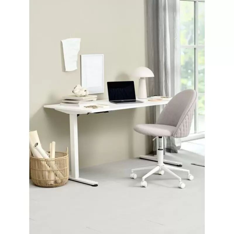 Radni sto sa podesivom visinom SVANEKE 70x140 cm, beli