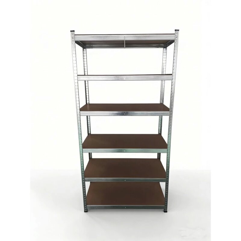 SuperHome Metalna Montažna Polica 200x100x50cm, 6 Polica, Nosivost 1050kg - dodatni pogled