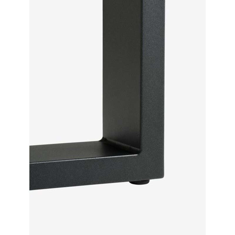 Baštenski sto SONNERUP 100x215 cm, siva - aluminijumski ram, DURAWOOD® ploča - dodatni pogled