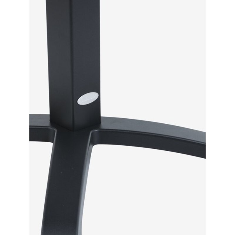 Bistro baštenski stočić HOBRO 70x70 cm, crna - dodatni pogled