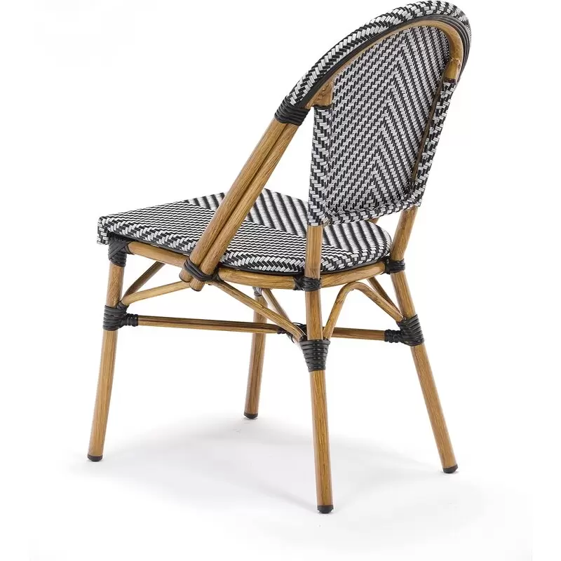Trpezarijaska ili Baštenska stolica Parisian Style MPRO aluminijum - bambus Nosivost 150 kg