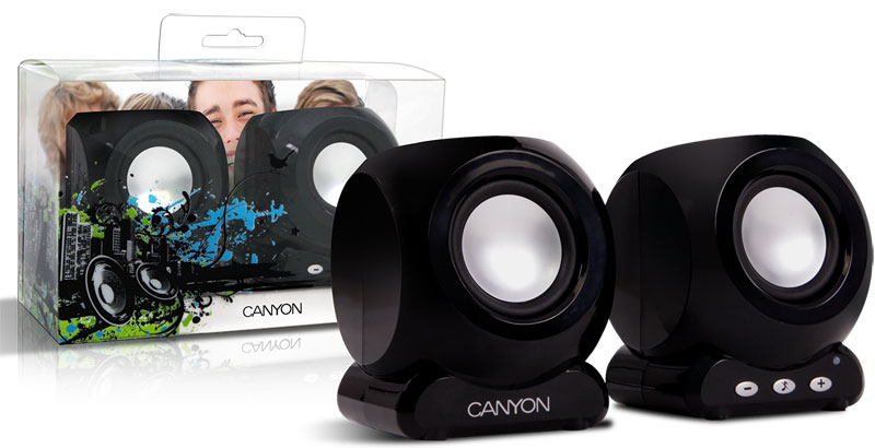 USB Zvučnici 2.0 Canyon CNR-SP20CB - dodatni pogled