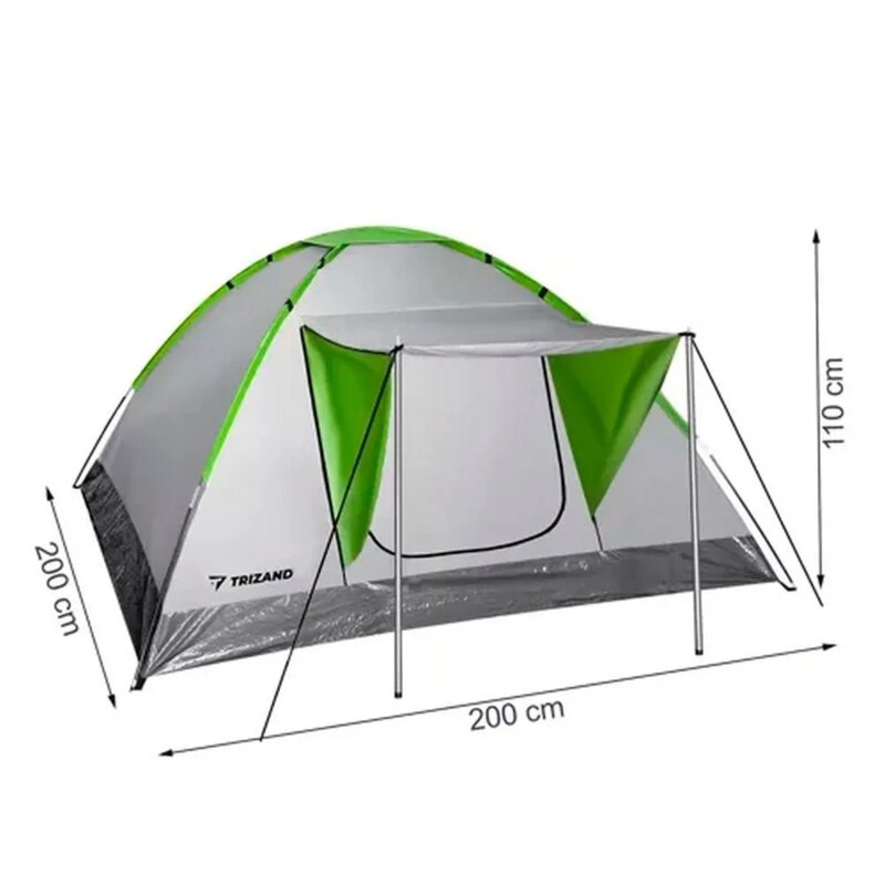 Trizand Šator 200x200x110cm za Četiri Osobe - dodatni pogled