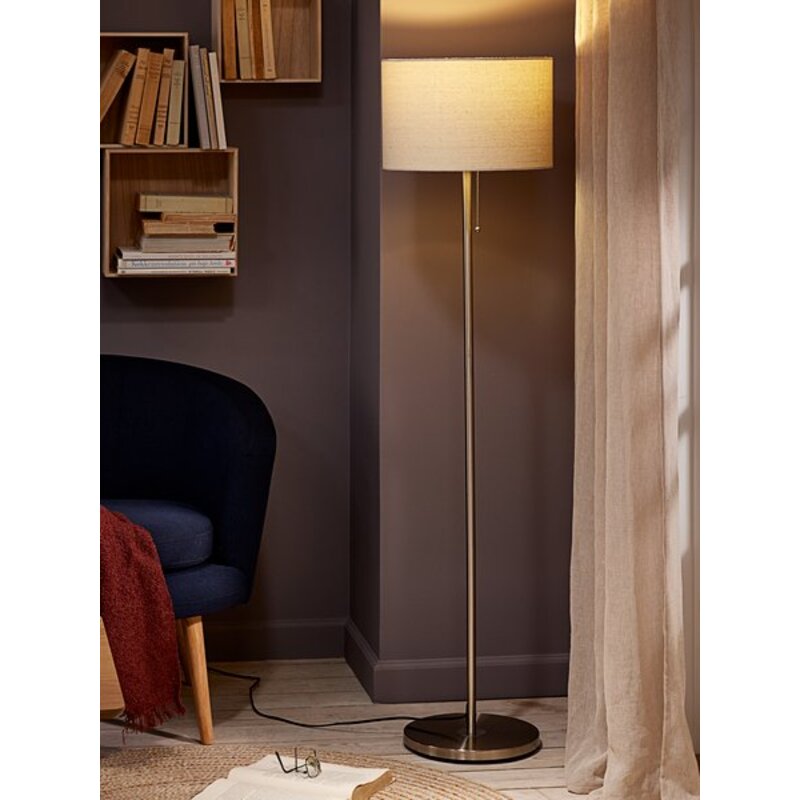 Podna lampa KRISTOF V145 bruš. čelik - dodatni pogled