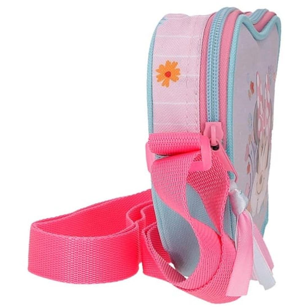 Srce torbica za devojčice Disney Minnie Happy To Be Me pink 43255 - dodatni pogled