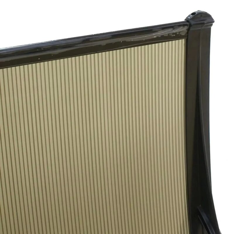 PVC Nadstrešnica 300x100 cm Crna Bronza Leksan 5mm - dodatni pogled