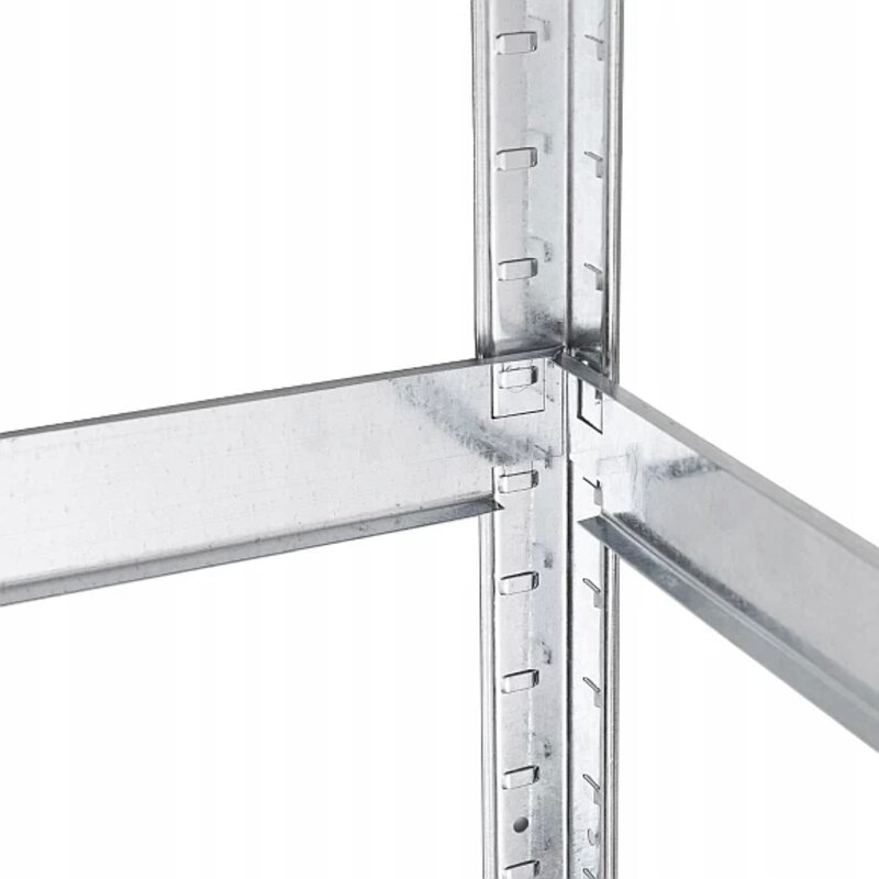 Metalna Montažna Polica 180x90x50cm, 5 Polica, Nosivost 175kg/Polica - dodatni pogled
