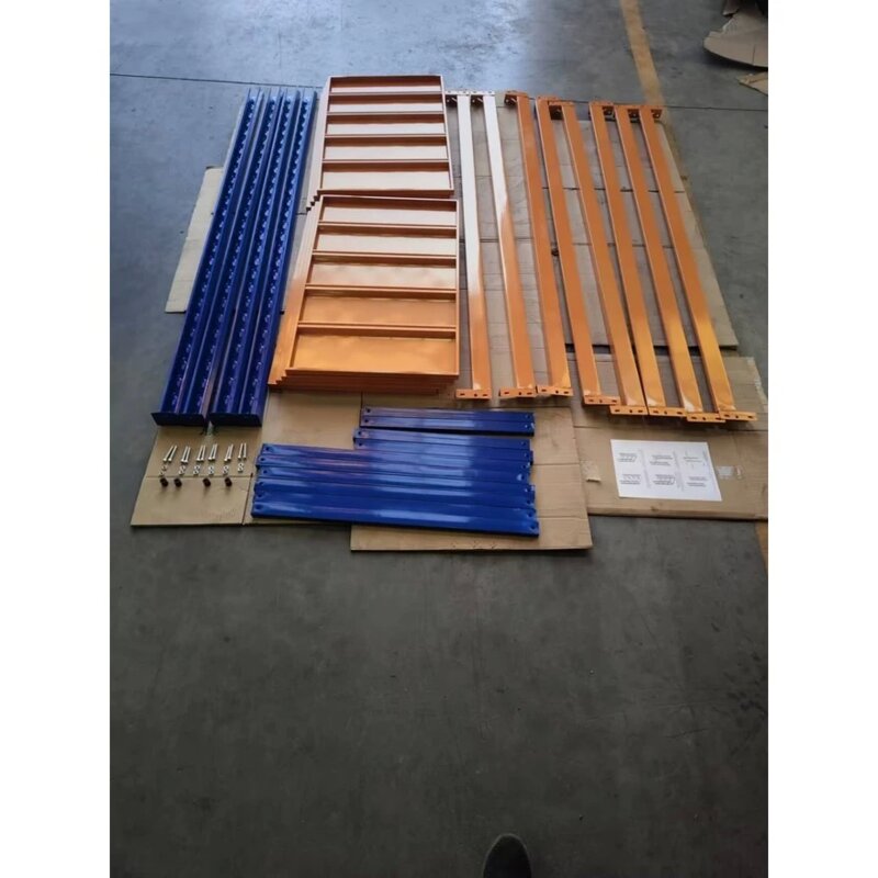 SuperHome Metalna Montažna Polica 200x200x60cm, 4 Nivoa, Nosivost 200kg po Nivou - dodatni pogled