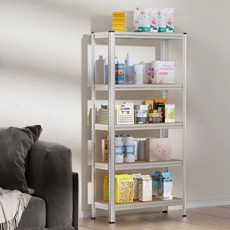 SuperHome Metalna Montažna Polica 180x90x30cm, Nosivost 175kg po Nivou - dodatni pogled