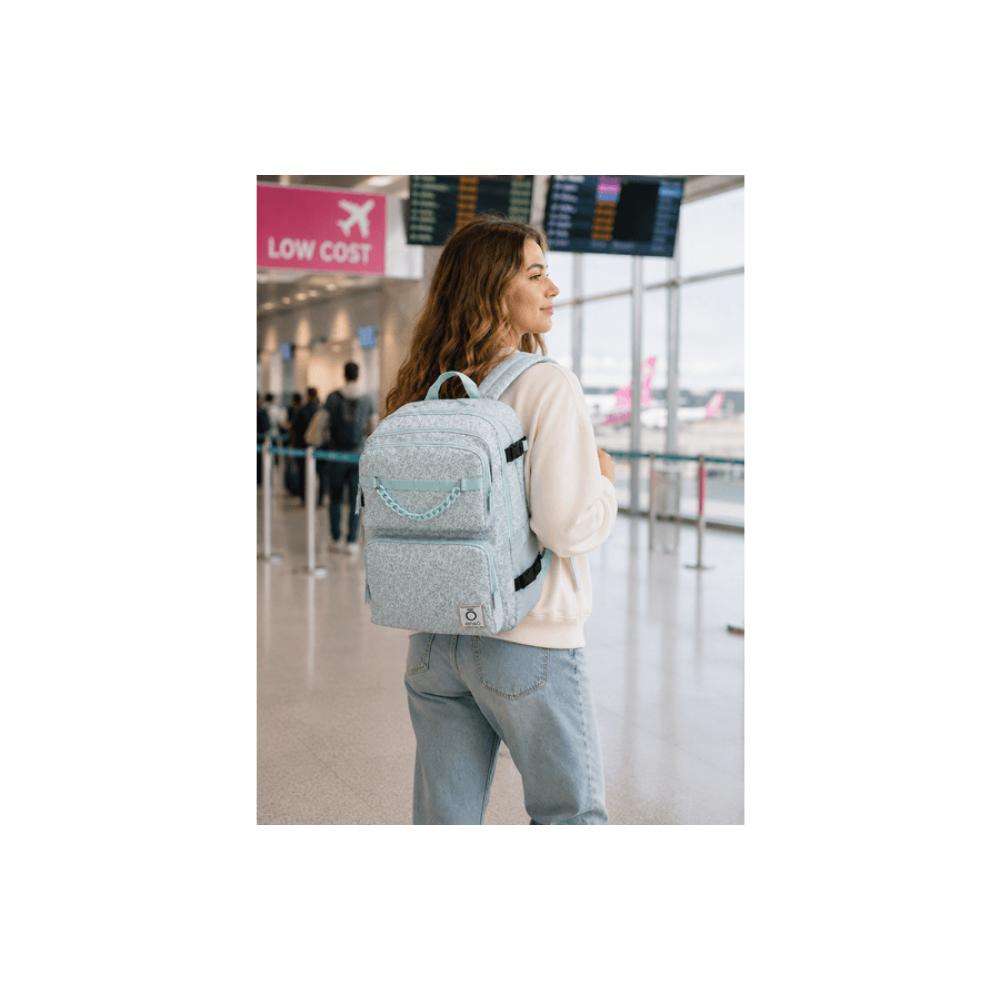 Ranac za put - kabinski ranac Enso Fleur mint 98726 - dodatni pogled
