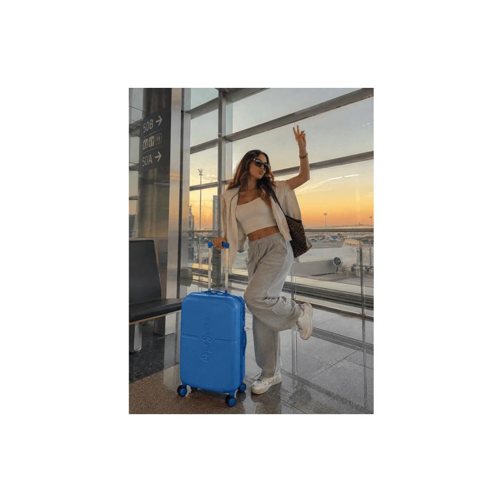 Pepe Jeans Komplet kofera 70cm i 55cm Highlight blue 76895 - dodatni pogled