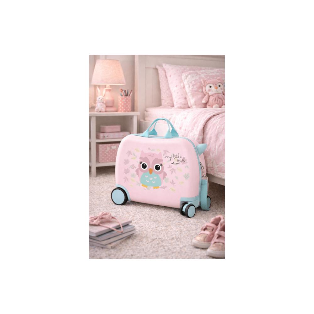Dečiji kofer za put i vožnju Roll Road Happy Pets Unicorn pink 49910 - dodatni pogled