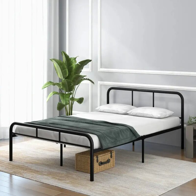 Domaro Metalni krevet 140x190cm sa uzglavljem, crna - dodatni pogled