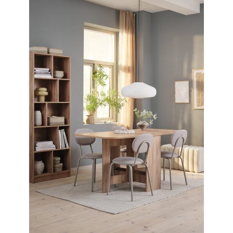 Trpezarijski sto ALLING 80x100/163 cm, topao hrast - dodatni pogled