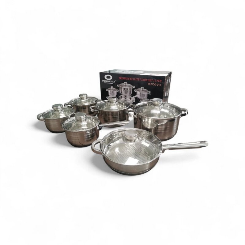 PROLINETECH Inox set posuđa 12 delova PLT/CO-012 - dodatni pogled