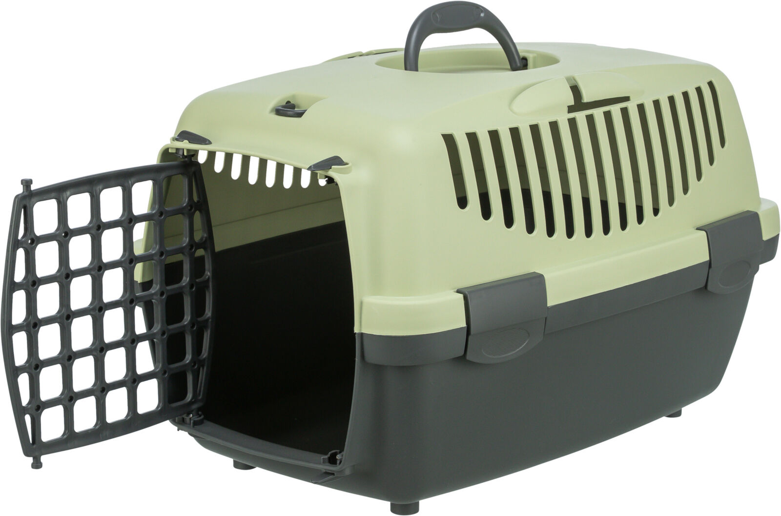 Transporter za mačke i male pse  do 6kg Capri 1 vel.XS dark grey/pastel green TRIXIE 398110 - dodatni pogled