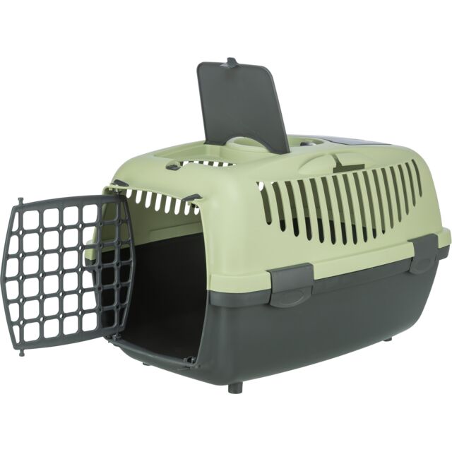 Transporter za mačke i male pse do 8kg Capri 2 vel.XS-S dark grey/pastel green TRIXIE 398210 - dodatni pogled