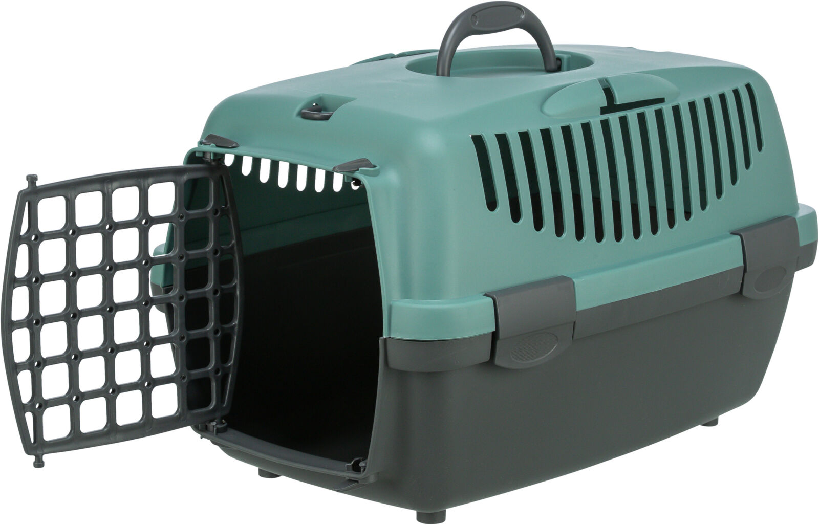 Transporter za mačke i male pse  do 6kg Capri 1 vel.XS dark grey/petrol TRIXIE 398111 - dodatni pogled