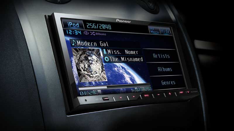 Pioneer AVH-P4100 DVD player - dodatni pogled