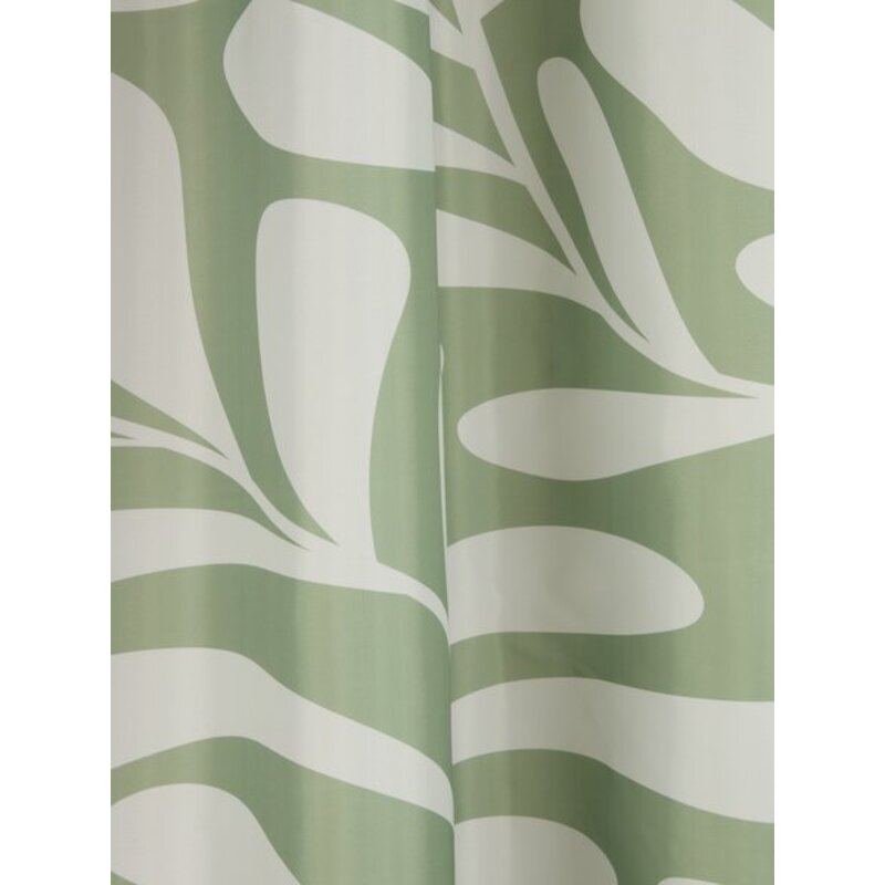 Tuš zavesa 180x200cm Maslinasto zelena - dodatni pogled