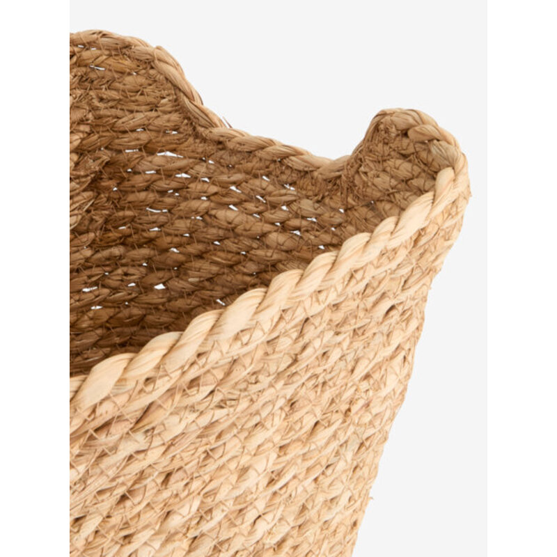 Pletena korpa od rogoza 23x28x19cm - dodatni pogled