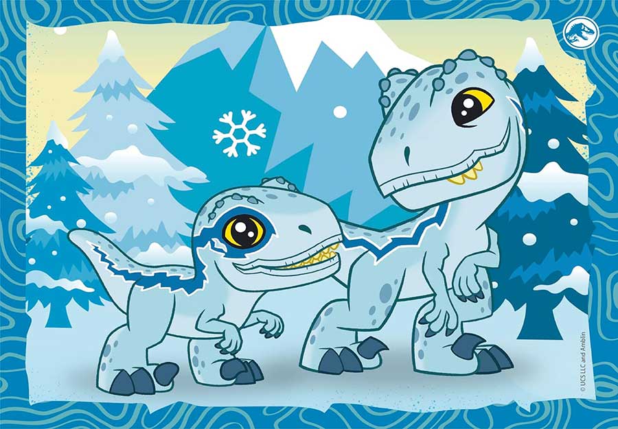 Puzzle slagalice 4u1 Jurassic World Clementoni 21520 - dodatni pogled