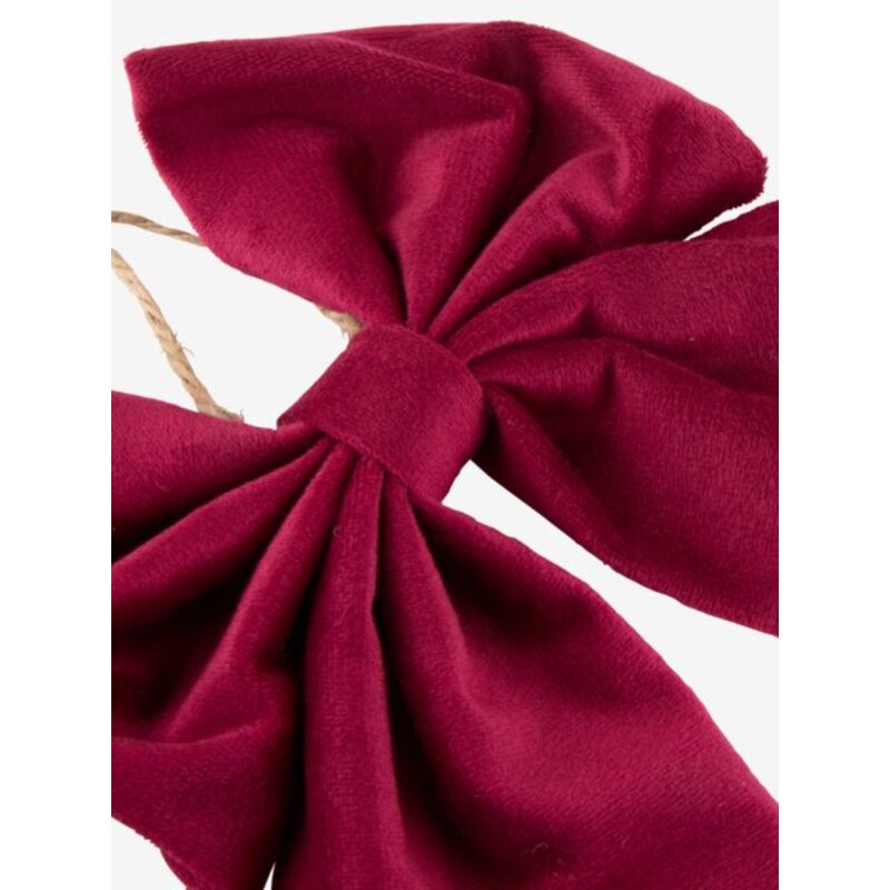 Dve dekorativne mašne 13x16cm Bordo - dodatni pogled