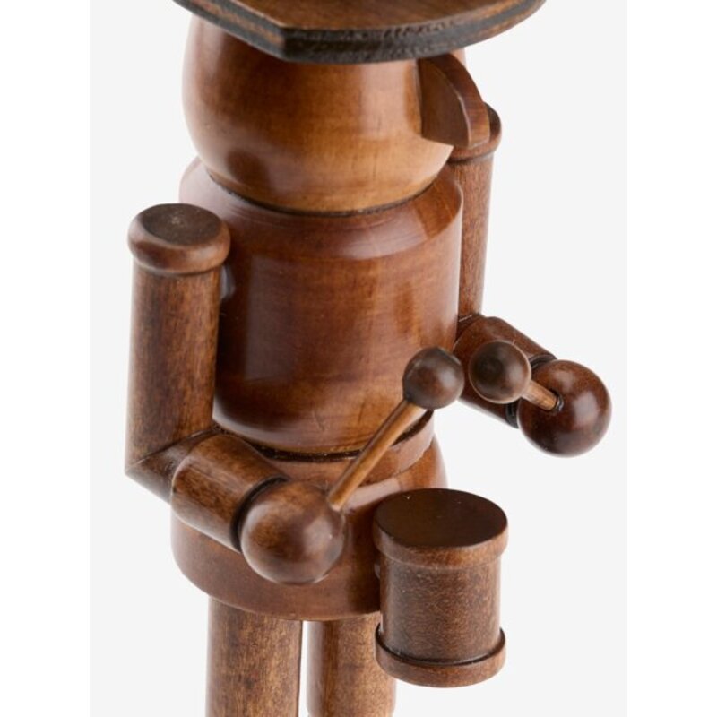 Drvei dobošar Figura visine 25cm - dodatni pogled