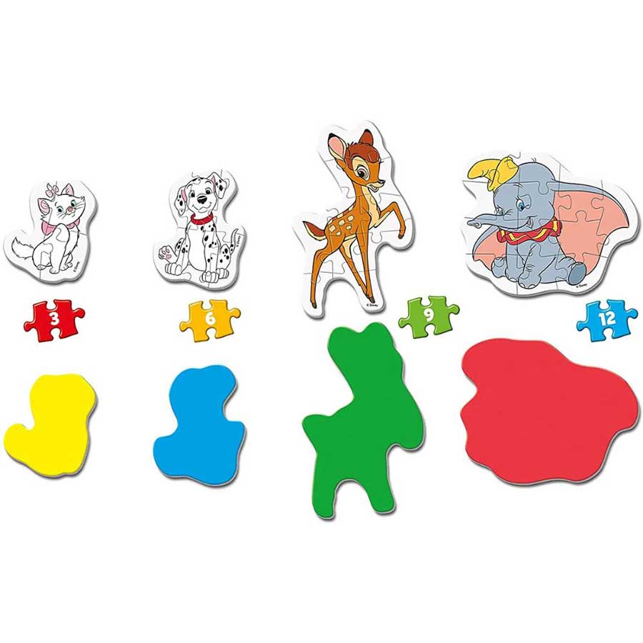 Moje prve puzzle slagalice 4u1 Disney Classic Clementoni 20806 - dodatni pogled
