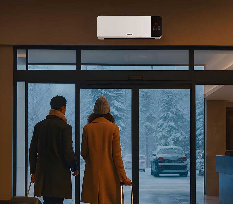 Zidna grejalica Noveen HC1200 LED 2000W Sa ventilatorom - dodatni pogled