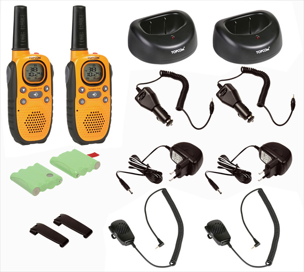 Toki voki uređaj sa dve slušalice TopCom TwinTalker 9100 sa koferom RC-6404 - dodatni pogled