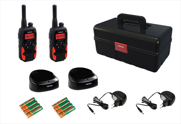 Toki voki uređaj sa dve slušalice TopCom TwinTalker 9500 LR Long Range sa koferom RC-6405 - dodatni pogled