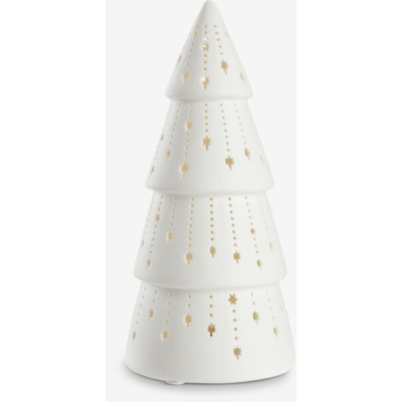 Novogodišnja LED jelkica od porcelana Na baterije V29cm - dodatni pogled