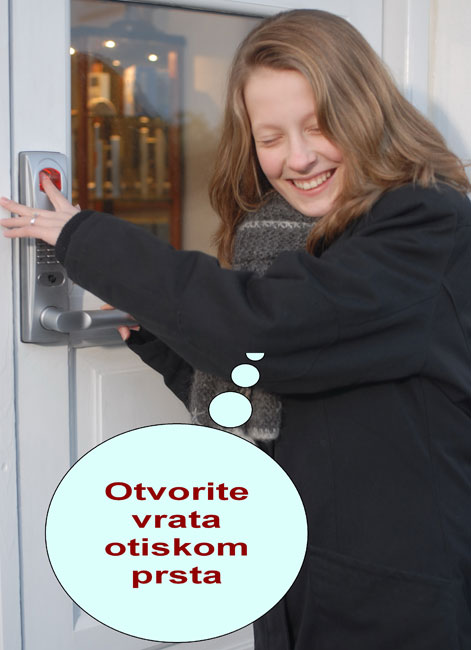 Sigurnosna Brava sa Pin kodom i otiskom prsta LP805 - dodatni pogled