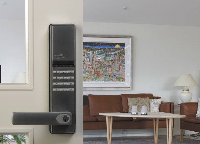 Sigurnosna Biometrijska brava sa Pin kodom i otiskom prsta LP808 - dodatni pogled