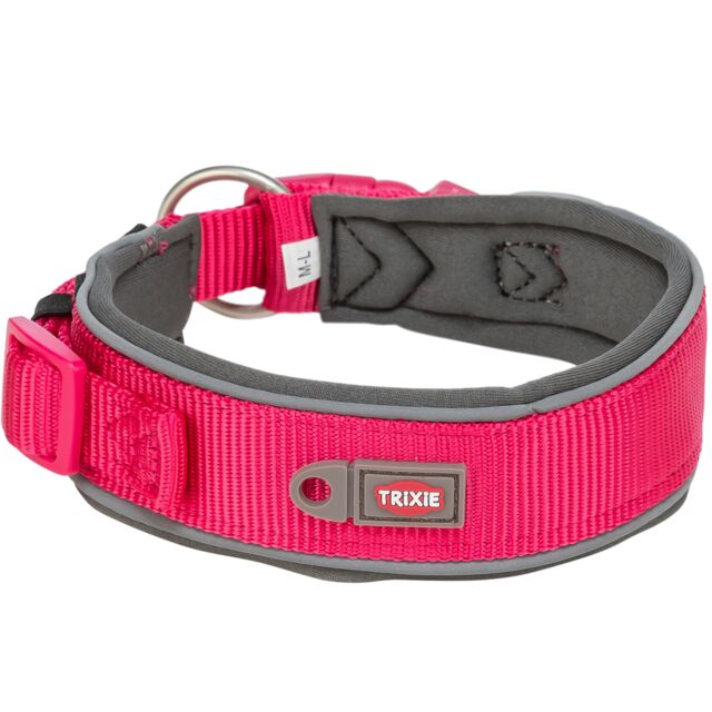Ogrlica za pse 40-48cm Premium extra wide fuchsia TRIXIE 1995711 - dodatni pogled