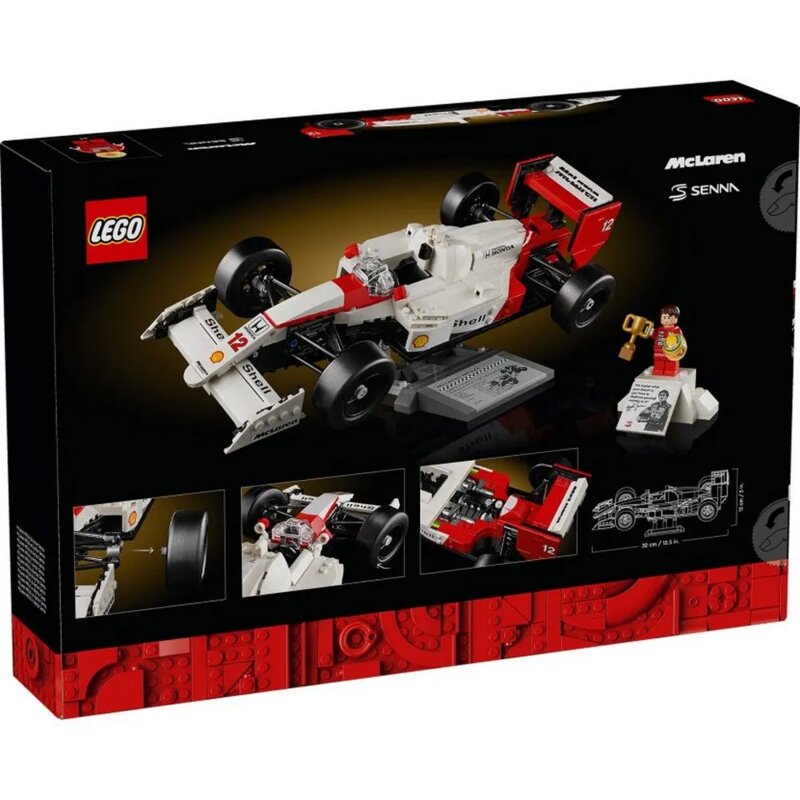 LEGO® Icons McLaren MP4/4 & Ajrton Sena - dodatni pogled