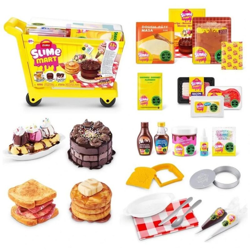 Slime Mart set za igru sa kolicima – kreativni komplet za slajm, 26 delova - dodatni pogled