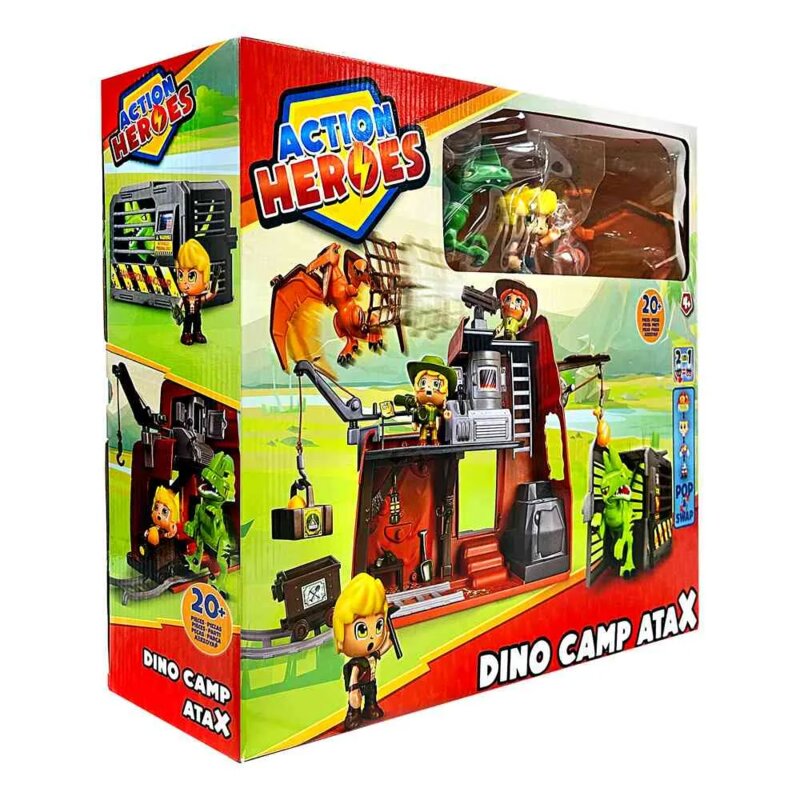 Dino Camp Attack set – akcioni kamp sa dinosaurusima i figurama - dodatni pogled