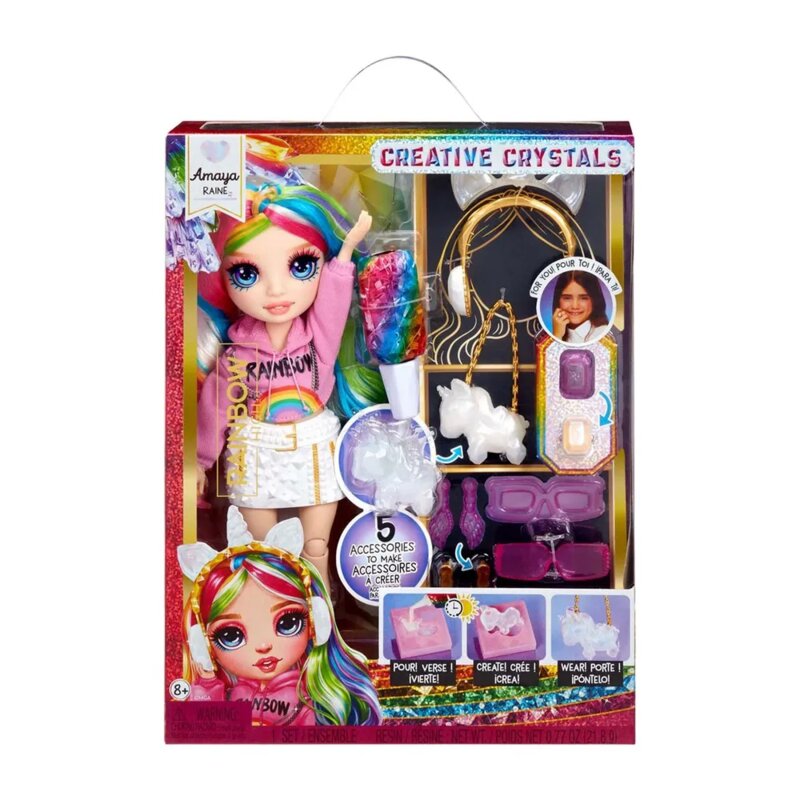 Rainbow High Creative Crystals - Set Lutka sa Kristalnim Dodacima - dodatni pogled