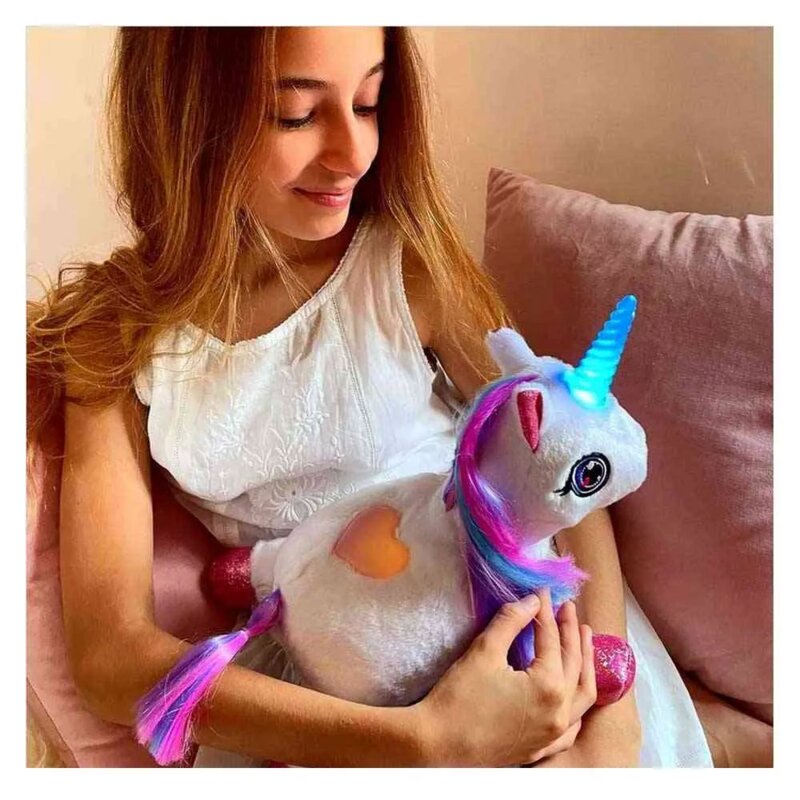 Luna Mini Jednorog – plišana igračka sa svetlećim rogom i muzikom - dodatni pogled